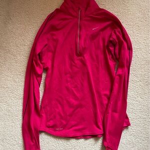 Nike Pink Dri-Fit Quarter Zip